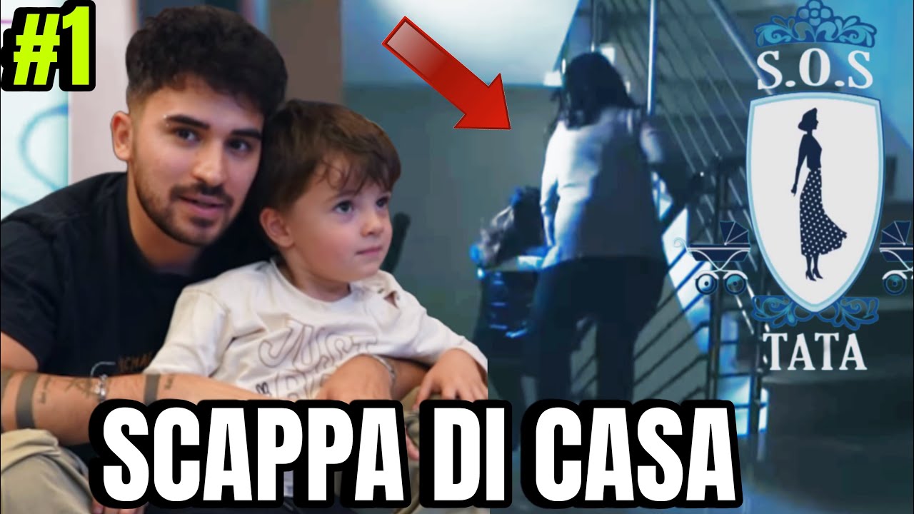 PRIMA REACTION con MIO FIGLIO- SCAPPA di CASA a 9 anni 😨S.O.S TATA #1