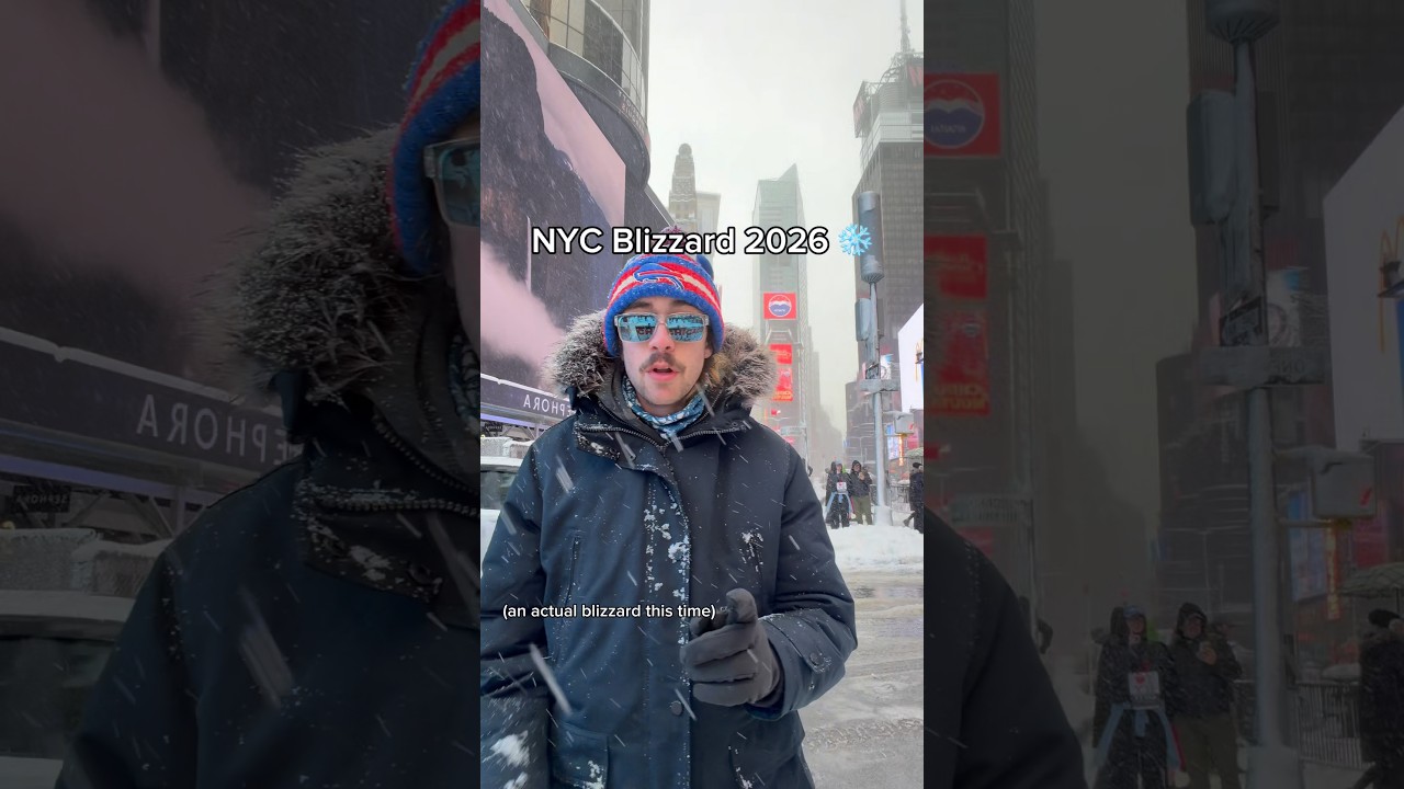 NYC blizzard 2026 #nyc #blizzard #noreaster #snow #winter
