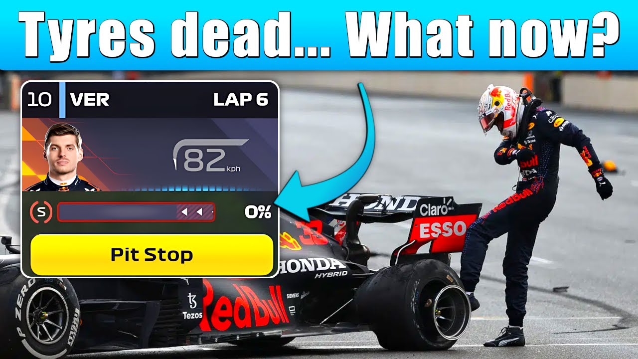Что делать с 0% шин!? | Эксперименты F1 Clash