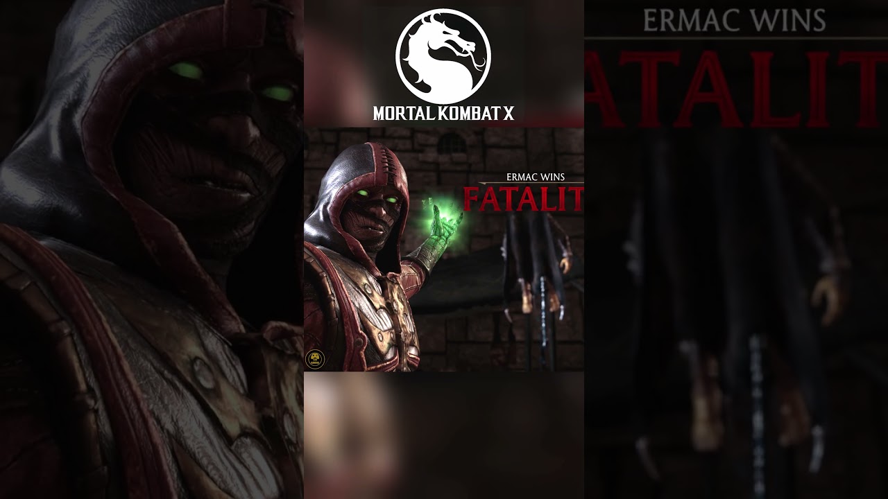 Mortal Kombat X - All Ermac Fatalities (4K 60FPS)