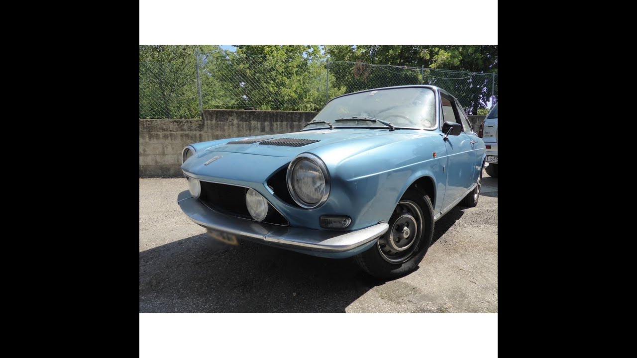 Autovettura Simca 1200 Coupè S 1968 azzurro aviazione