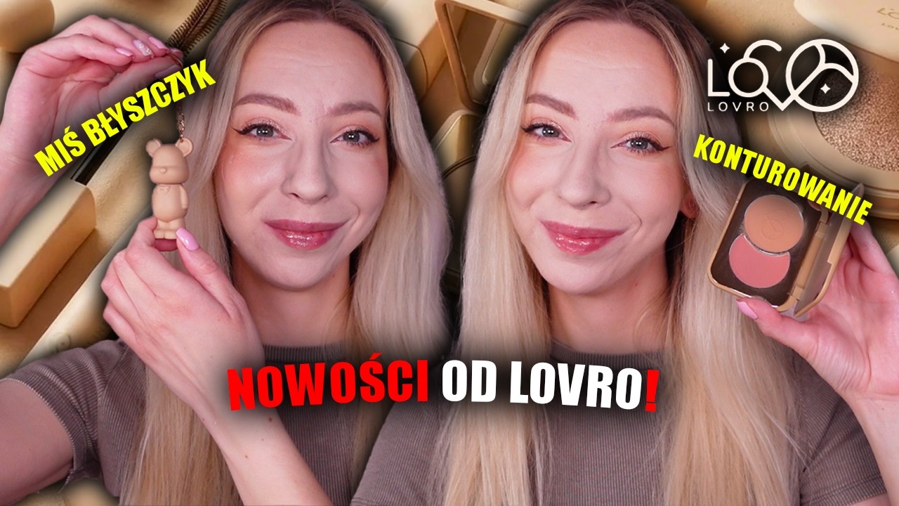LOVRO TEST NOWOŚCI KOSMETYCZNYCH MARKI LOVRO EYELINERY KONTUROWANIE ROZŚWIETLACZ