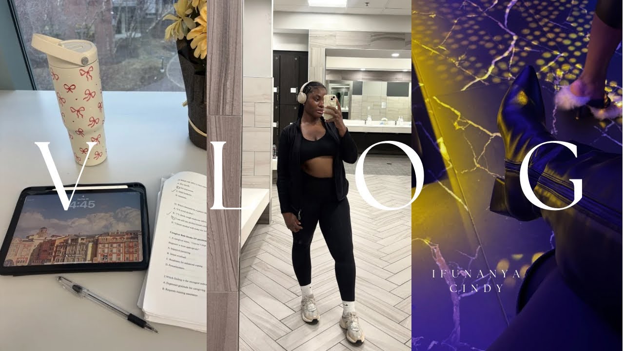 Nursing School Is No Joke… Study Routine + Museum Birthday & Karaoke Night | Realistic Student Vlog