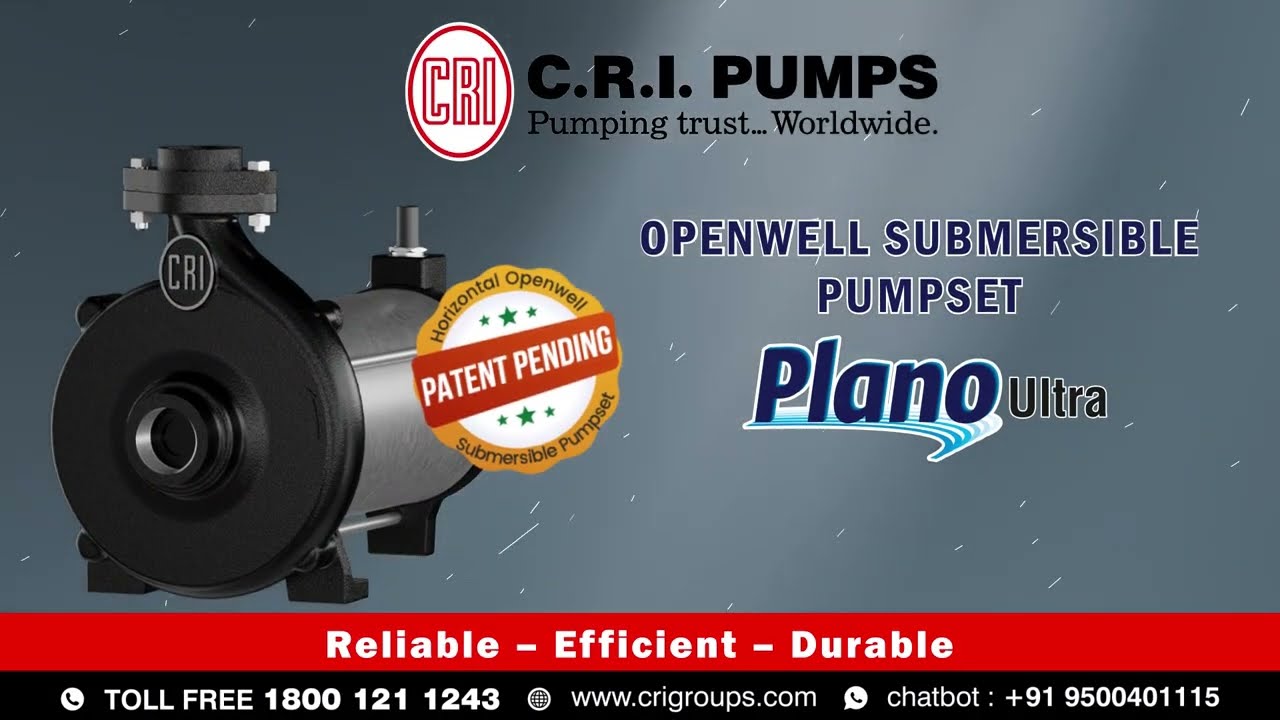 Plano Ultra: The Ultimate Openwell Submersible Pump for Reliable Water Supply | C.R.I. Pumps
