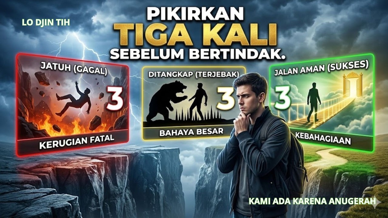 PIKIRKAN TIGA KALI SEBELUM BERTINDAK.