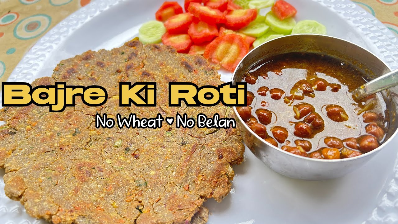 Bajre Ki Roti | No Wheat No Belan | GharZaikaSafar