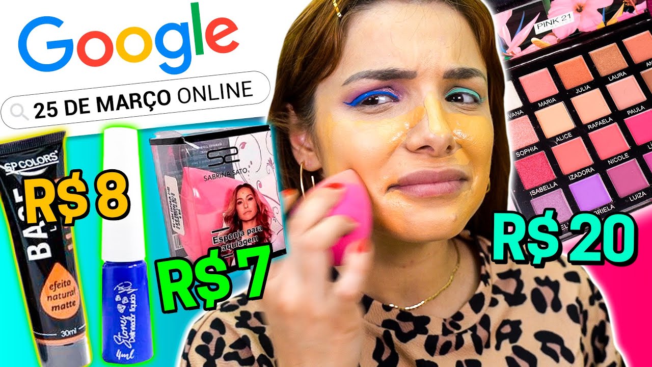 COMPREI as MAKES MAIS BARATAS da INTERNET! 25 de MARÇO ON-LINE 2