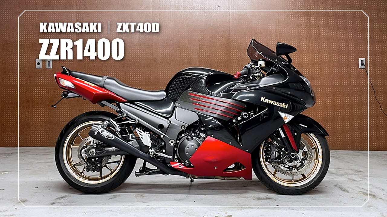 【KAWASAKI】ZZR1400｜ZXT40D｜M4製スリップオンマフラー・MRA製スクリーン・ZETA製レバー左右・BabyFace製エンジンスライダー装備＊その他の装備は説明に記載しています↓