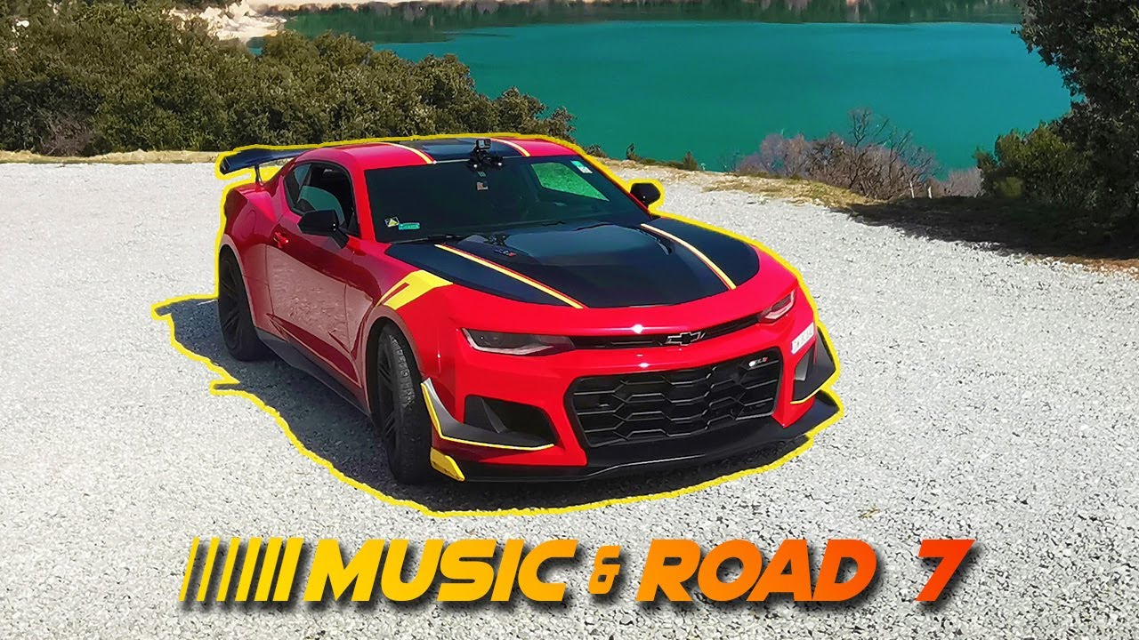 Energy CAR MUSIC - Road trip CAMARO ZL1 1LE!!! Awesome Scenic Road. France Gorges du Verdon.