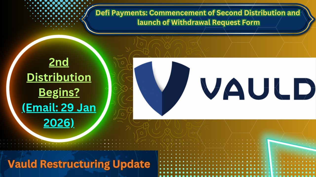 ✅ VAULD 2nd Distribution Begins? 🚨 | Crypto.com | #vauld #crypto #drezillion