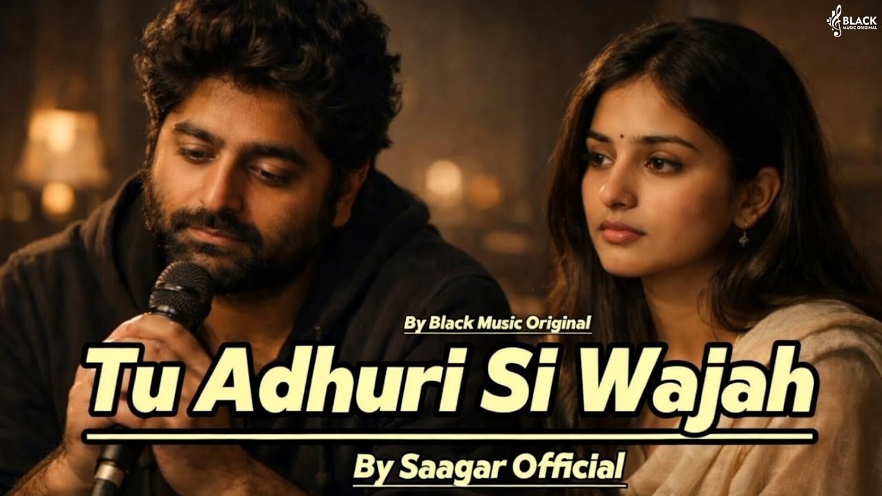 Tu Adhuri Si Wajah | Emotional Hindi Song | Saagar | Arijit Singh Vibe | Black Music Original 