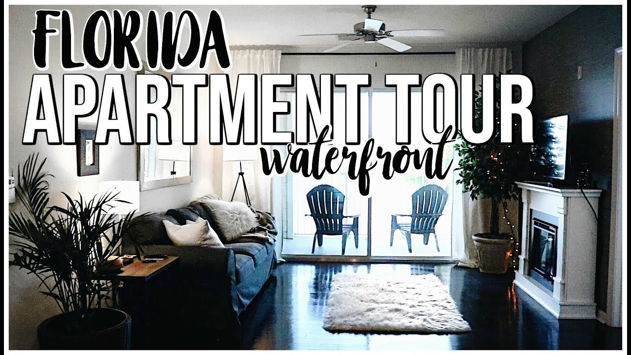 WATERFRONT FLORIDA APARTMENT TOUR | Cozy Farmhouse Apartment Tour | Renee Amberg