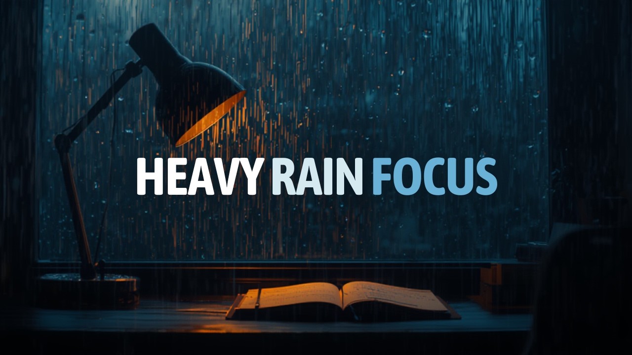 Heavy Rain for Deep Focus  Study & Work Without Distractions