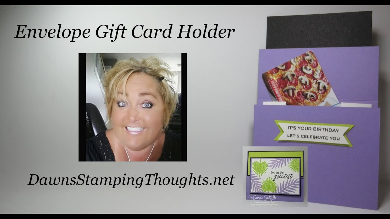 Envelope Gift Card Holder