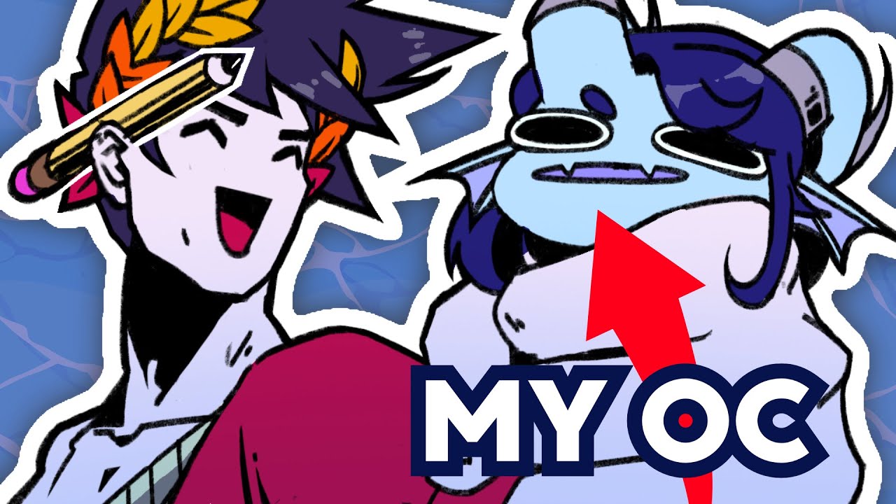 Drawing My OC in the Hades Art Style