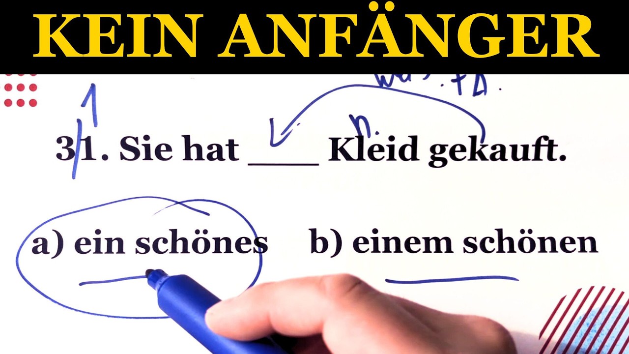 Wenn du das nicht kannst, schaffst du B1 nicht