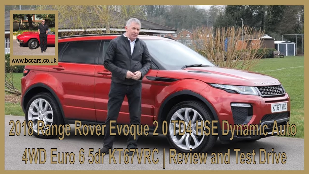 2018 Range Rover Evoque 2 0 TD4 HSE Dynamic Auto 4WD Euro 6 5dr KT67VRC | Review and Test Drive