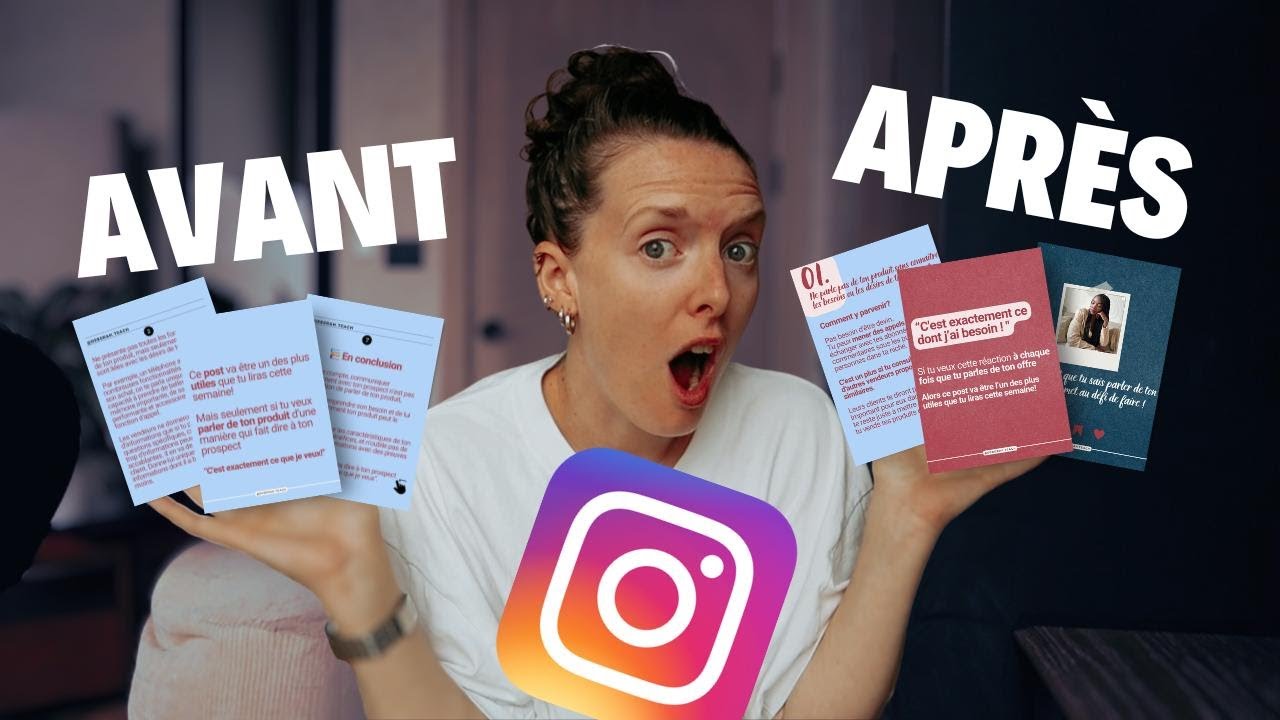 Comment créer du contenu sur Instagram | JE REFAIS LE POST D'UNE CLIENTE EN LIVE | AVANT APRÈS