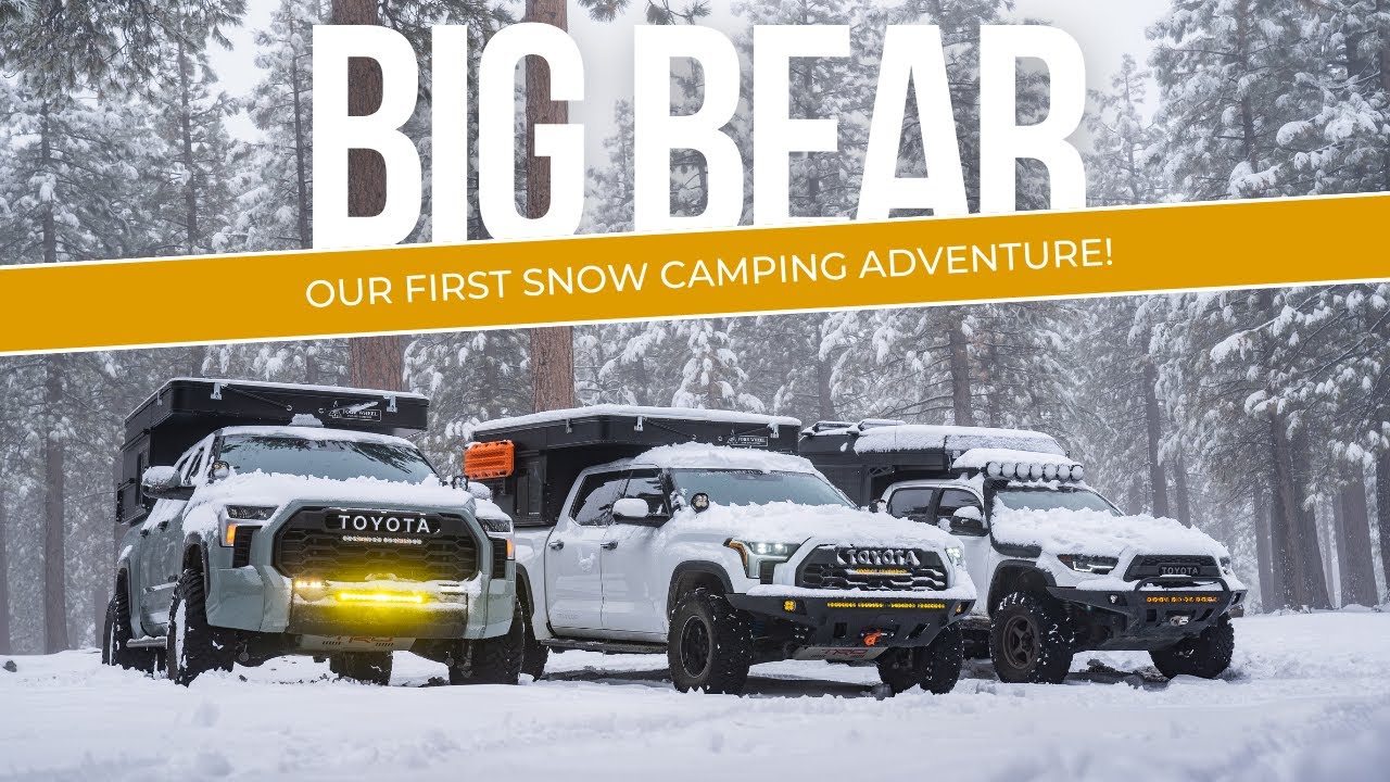 Winter's Embrace: Our First Snow Camping Adventure! | BIG BEAR 2024