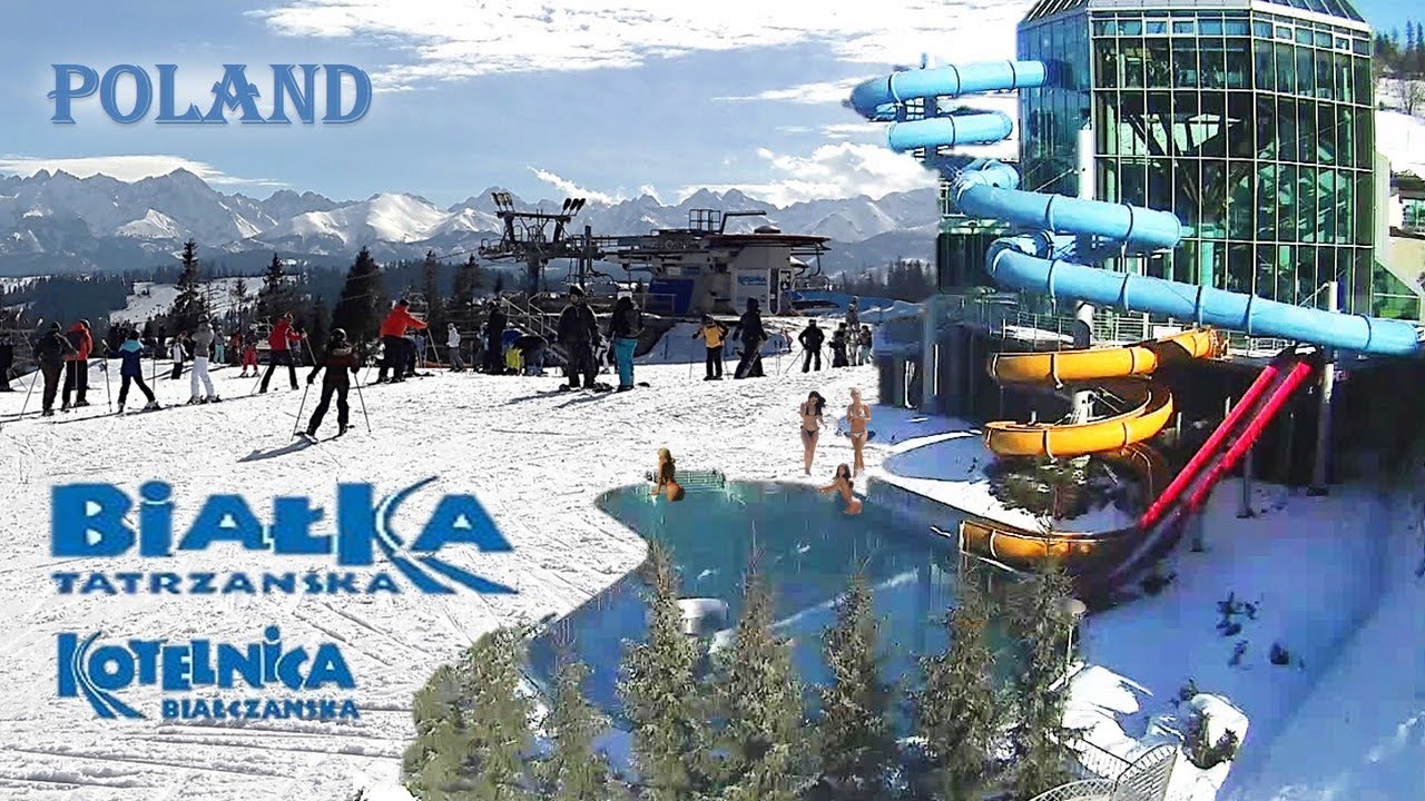 Ski resort Bialka Tatrzanska (Kotelnica). Poland
