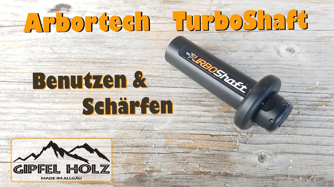 Arbortech Turbo Shaft  Test, Vorstellung, Benutzen und Schärfen
