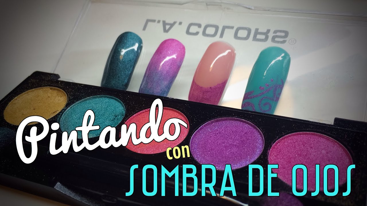 Pinta tus uñas con sombra de ojos