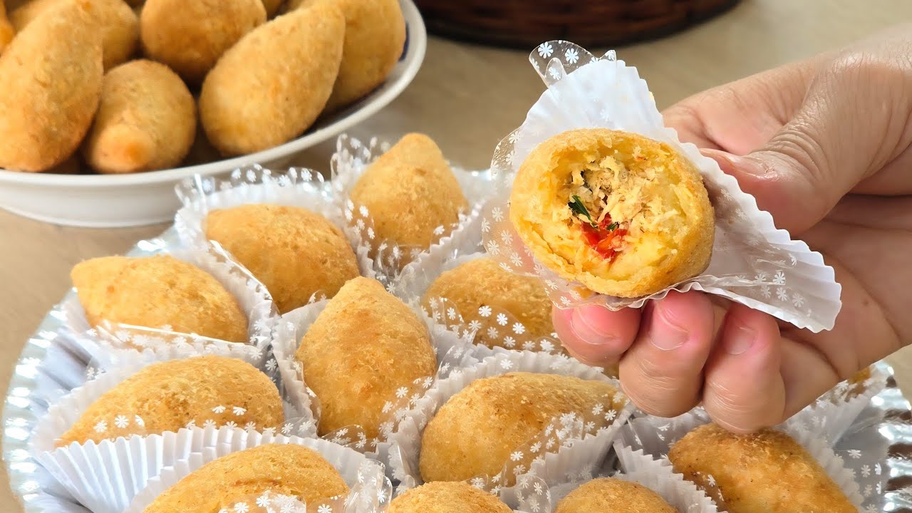 Aprenda os Segredos da Coxinha de Festa Perfeita! Fácil e Deliciosa 