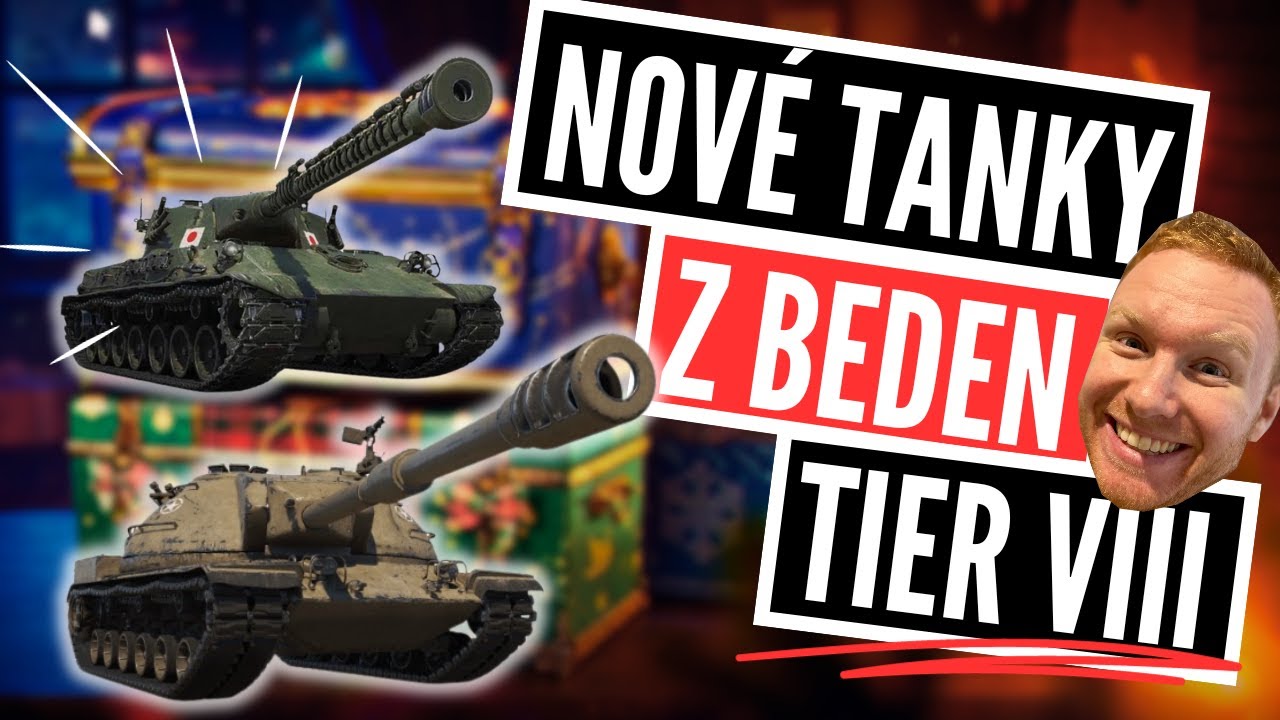 Nové tanky z vánočních beden - tier VIII