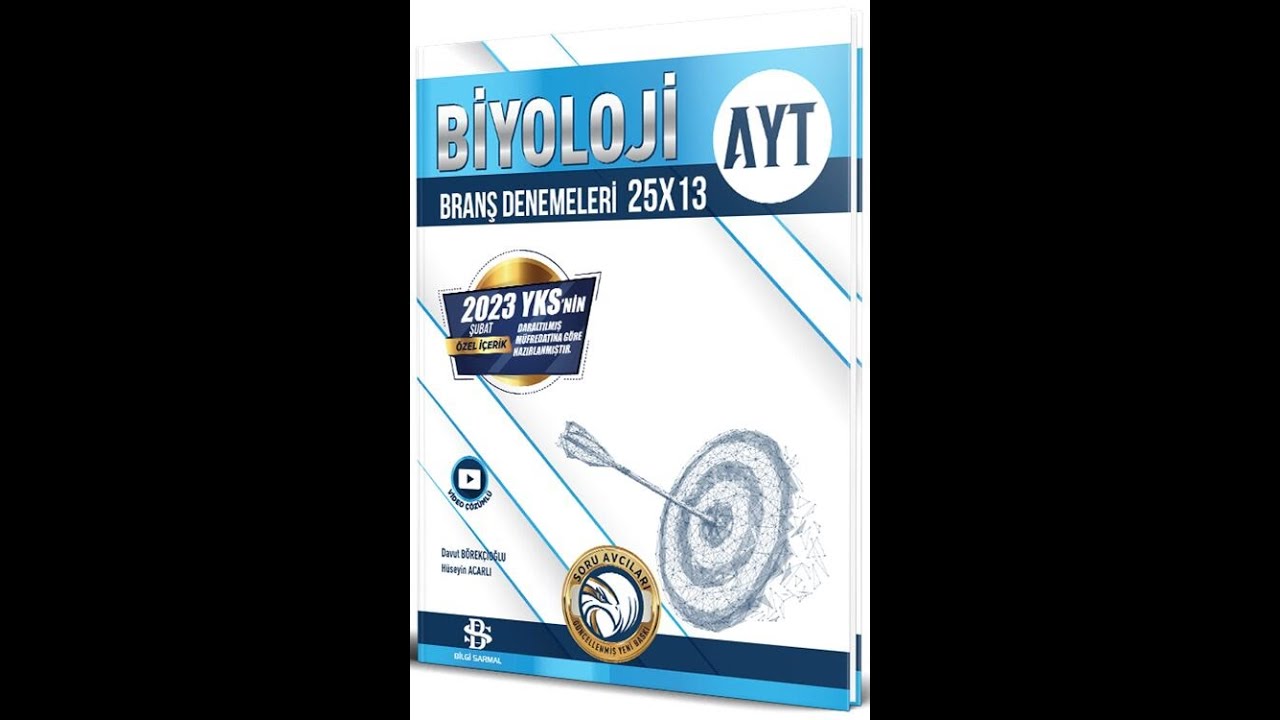Bilgi Sarmal AYT Biyoloji Branş Denemeleri 25 Deneme