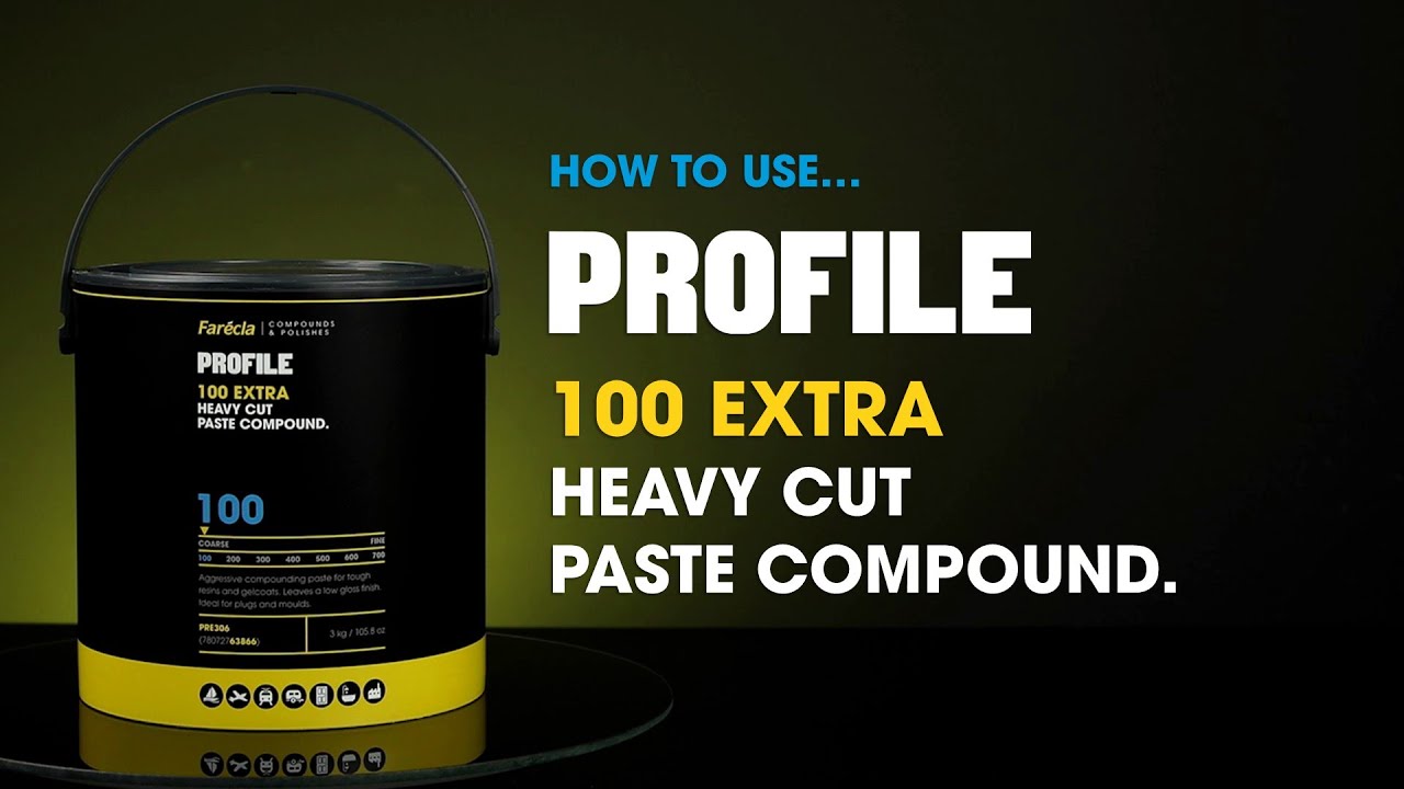 How to Use: Farécla Profile 100 Extra Heavy Cut Paste Compound (PRE306) [EN] | 