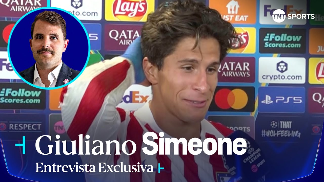 GIULIANO SIMEONE: &ldquo;ESTOY VIVIENDO UN SUE&Ntilde;O&rdquo; | ATL. DE MADRID 3-1 UNION SG | UEFA CHAMPIONS LEAGUE