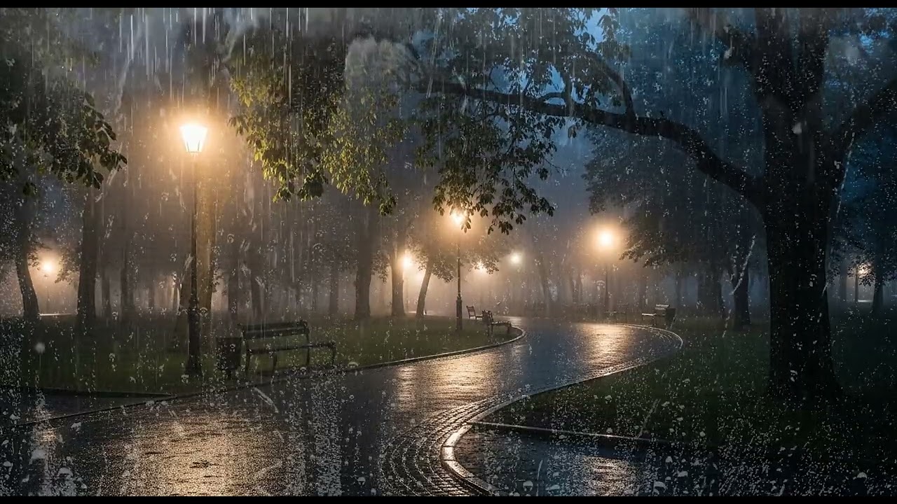 Heavy Rain and Thunderstorm Ambience for Sleeping