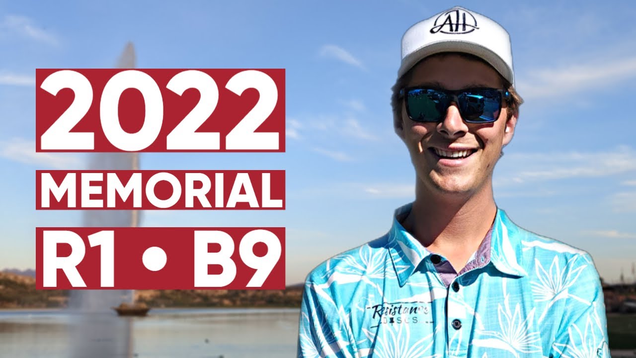 2022 Memorial Championship • R1 • B9 • Anthony Barela • Adam Hammes • Peter Lunde • Linus Carlsson