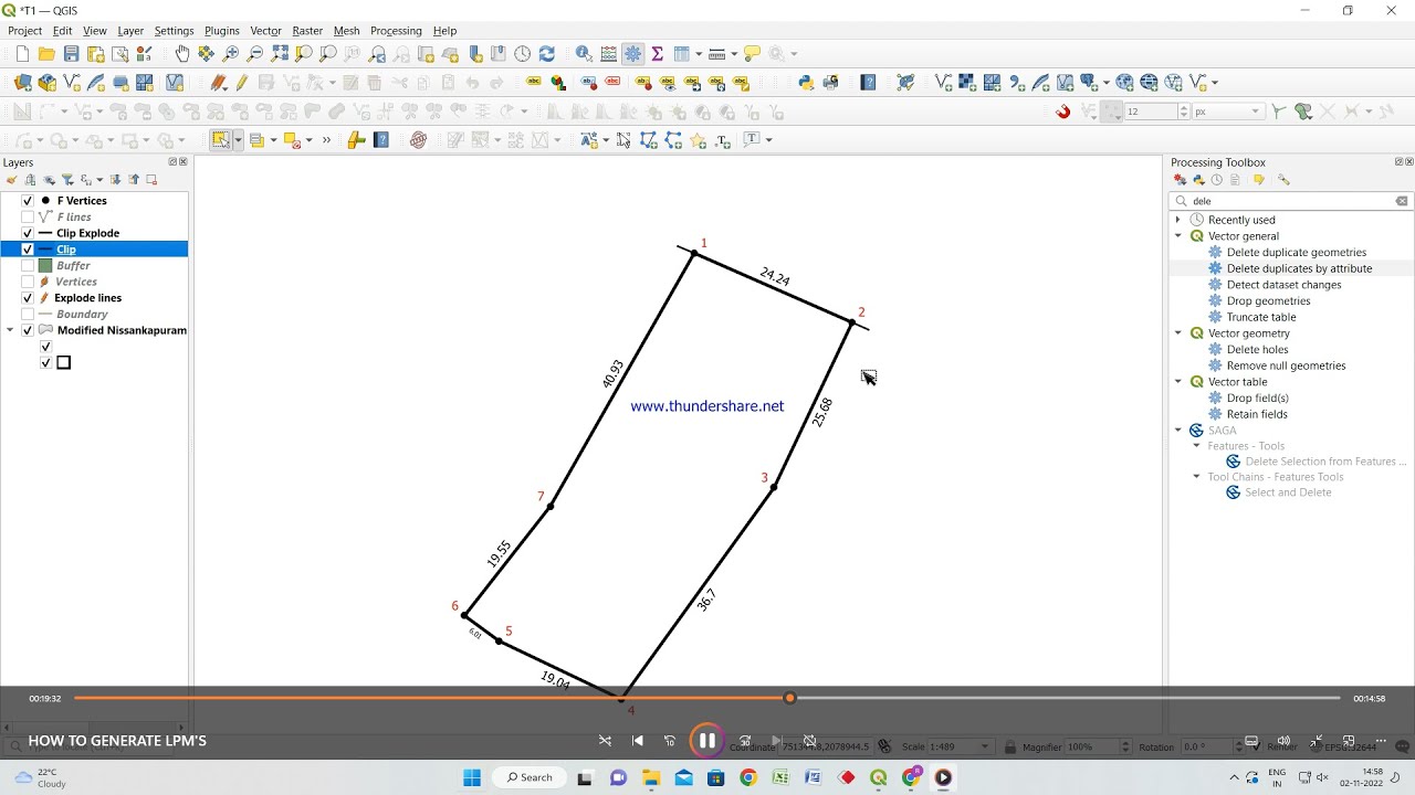 || HOW TO 'GENERATE LPM' (Land Parcel Map) (INDIVIDUAL LPM'S)  || BY USING QGIS