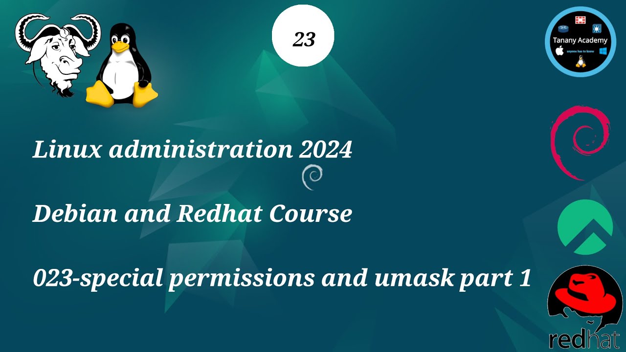 023-special permissions and umask part 1 - Linux Course 2024
