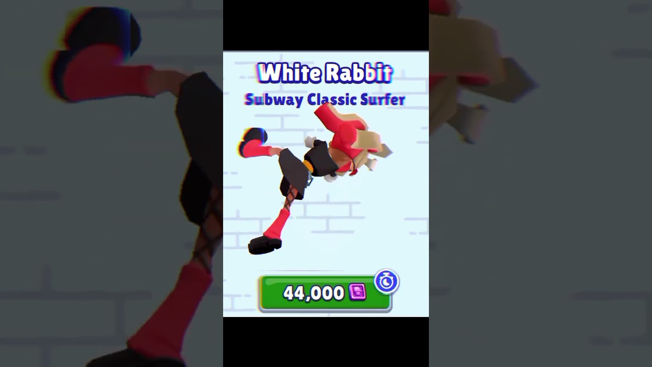 🐇 White Rabbit Vibe! 🕰️ | Subway Surfers Character 