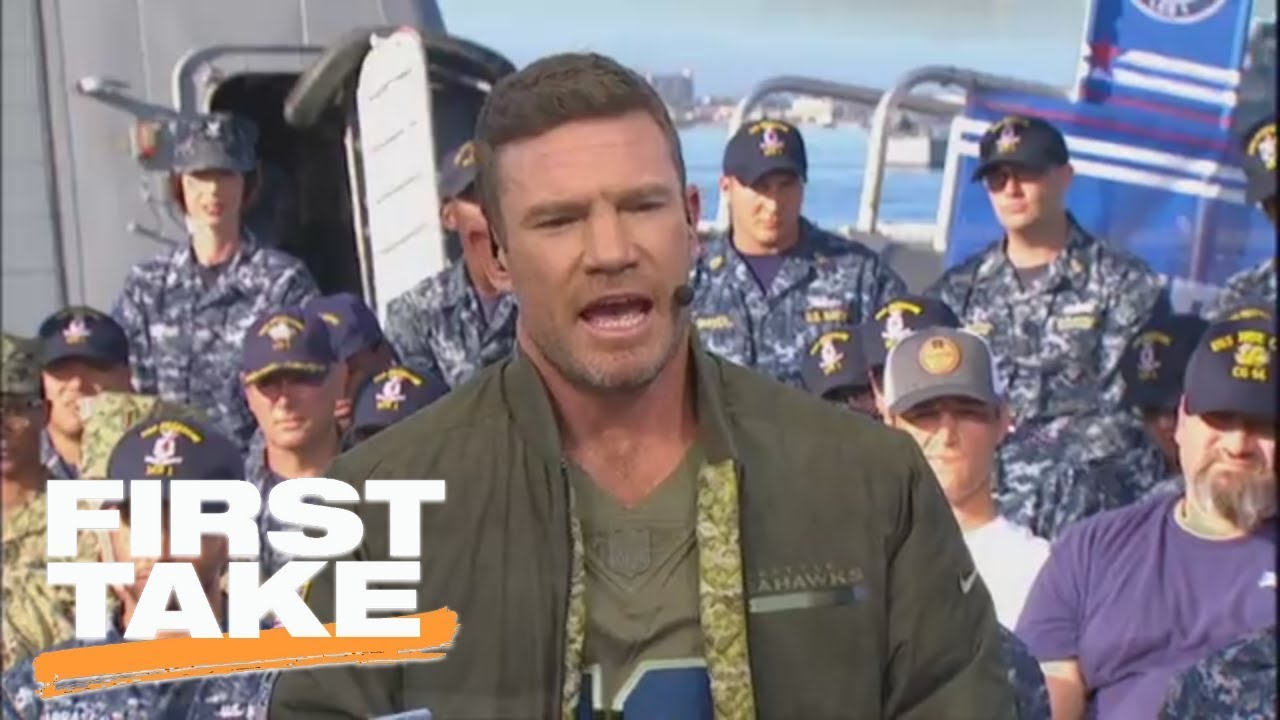 Nate Boyer on suggesting Colin Kaepernick kneel instead of sit during anthem | First Take | ESPN