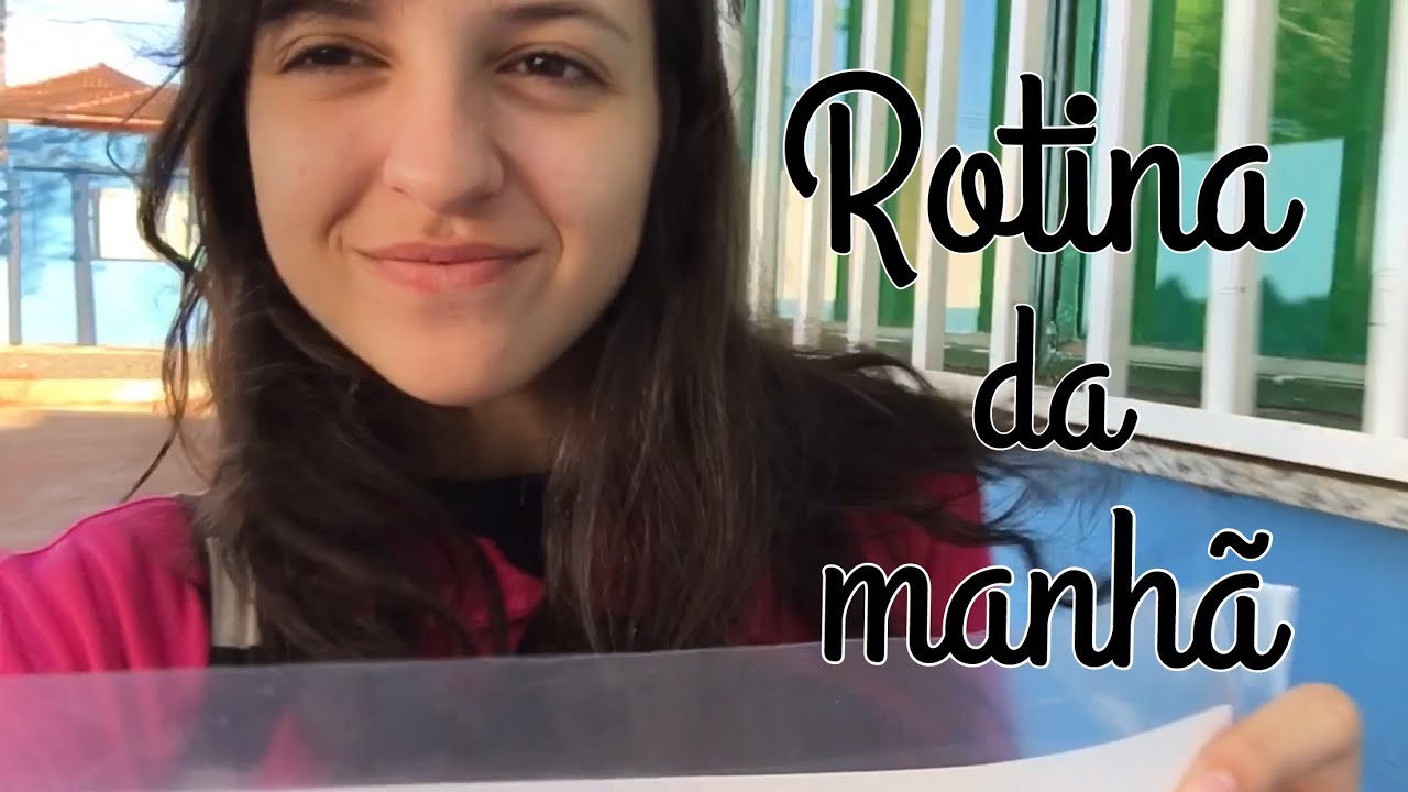 MINHA ROTINA DA MANHÃ- ESCOLA