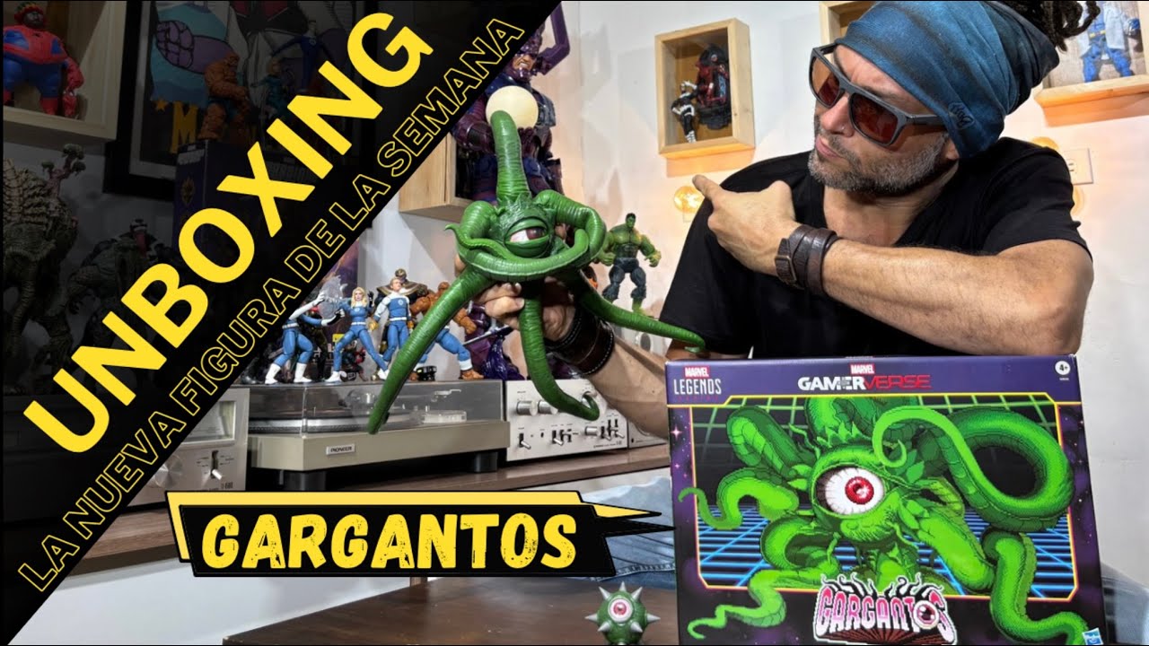 T2 E2 GARGANTOS Shuma Gorath De Marvel Legends Gamer Verse La Figura De La Semana “El Unboxing”