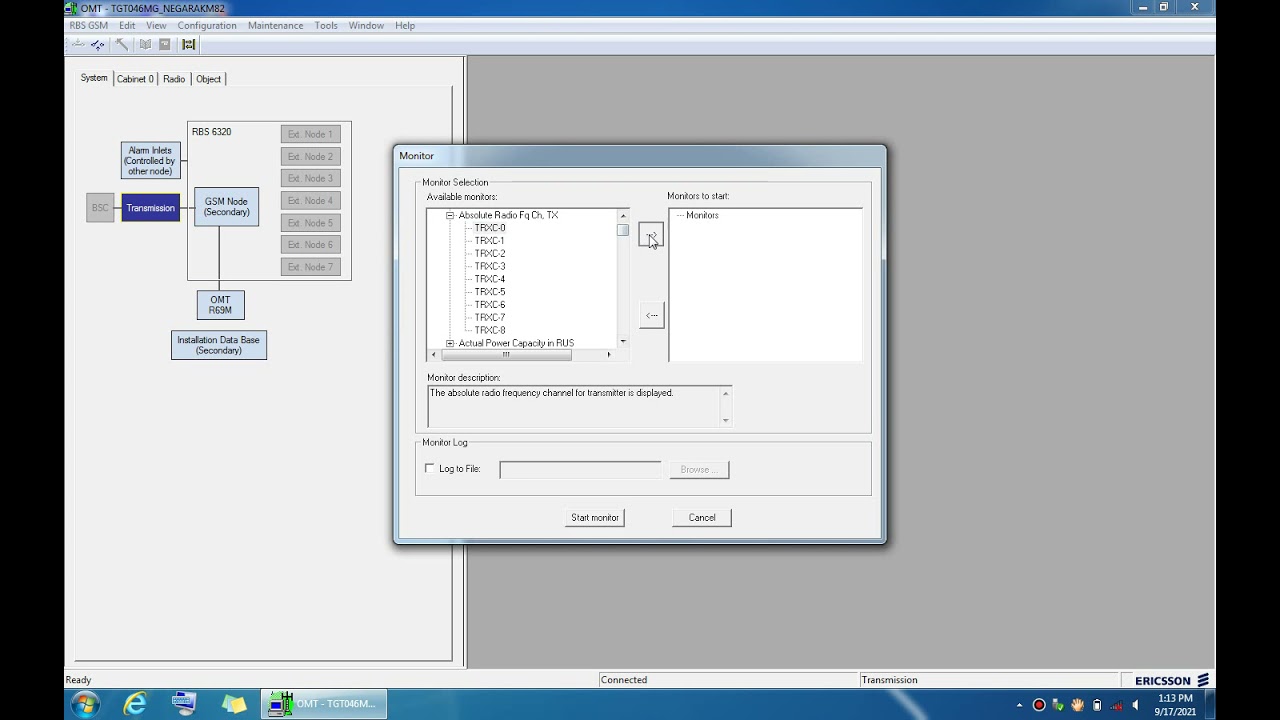 login to DUG with OMT ericsson