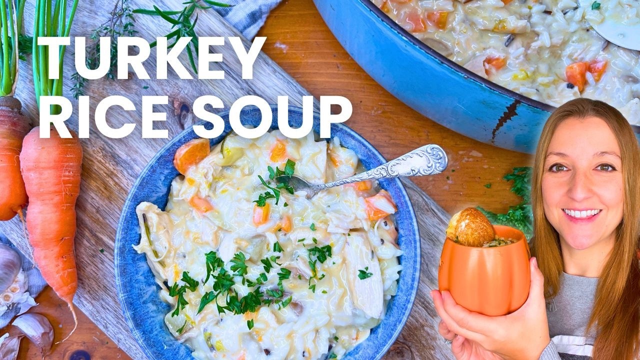 The BEST Leftover Turkey Soup Ever! 🦃🥄 | Creamy, Cozy, flavour-packed recipe