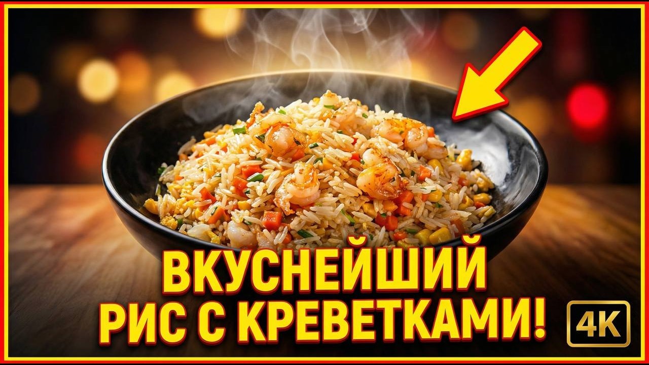 Karidesli pilav — hızlı, aromatik ve inanılmaz lezzetli! Рис с креветками! Rice with shrimp!