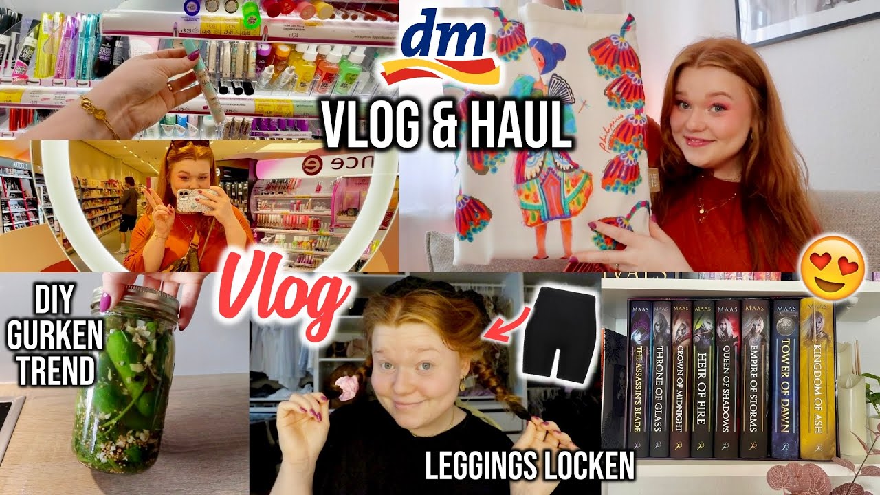 DM Vlog & Haul, Leggings locken, Gurken einlegen.. VLOG I Meggyxoxo