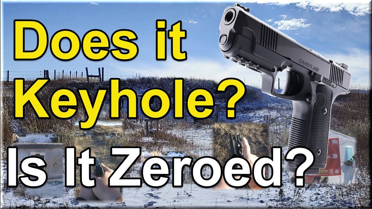 The Daniel H9 - Does Federal ammo make it keyhole? Is this thing even zeroed?