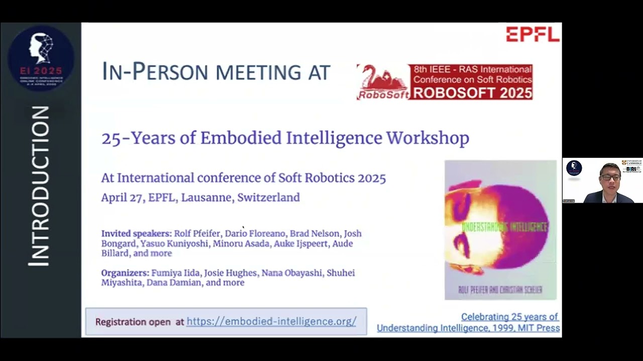CONFERENCE CLOSING REMARKS: Fumiya Iida (University of Cambridge, UK)