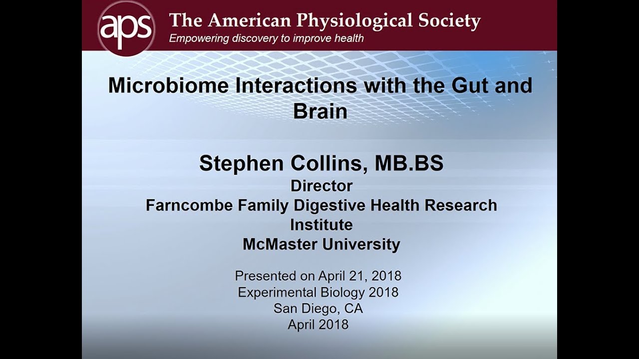 Microbiota and the Gut-Brain Axis &ndash; 2018 Refresher Course Pt 3