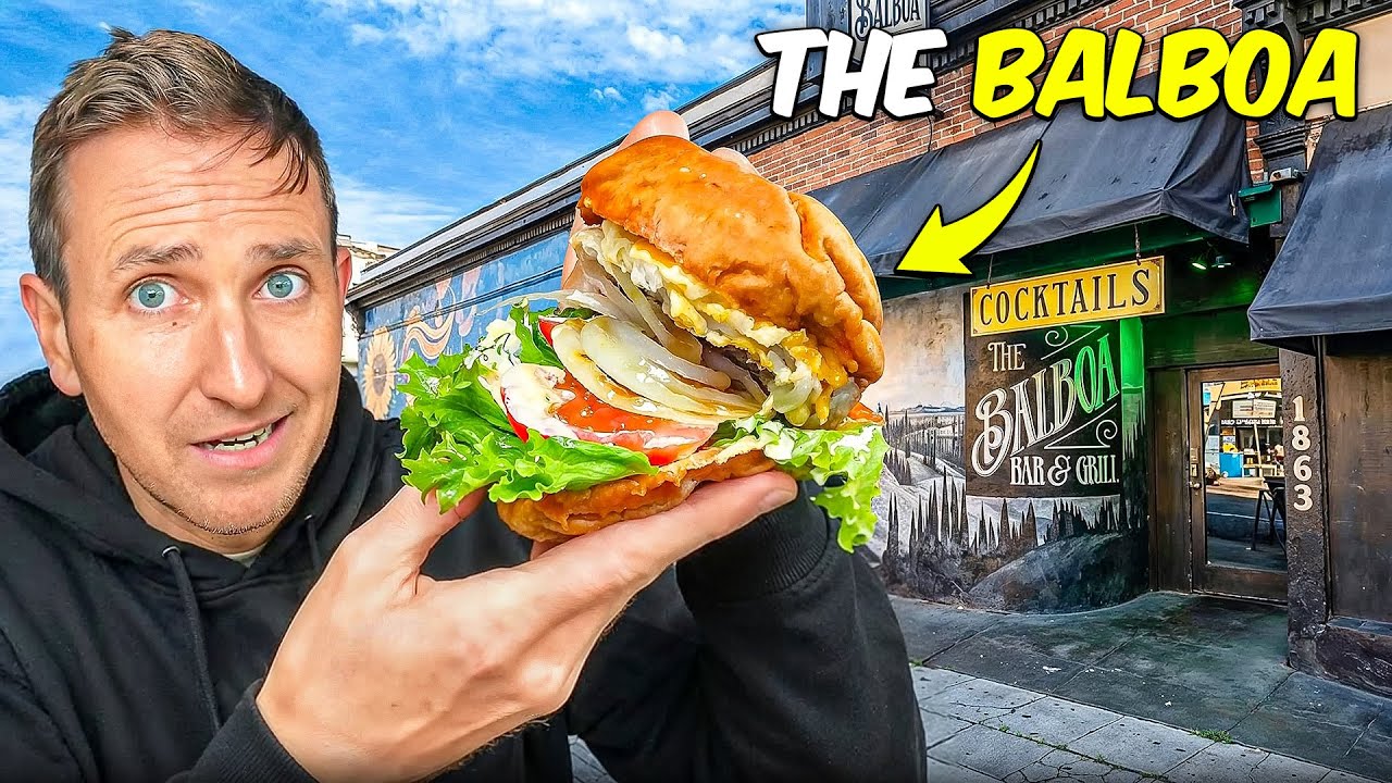 I Found the Best Burger in San Diego (And It&rsquo;s in a Dive Bar!) #mukbang #foodie #burger