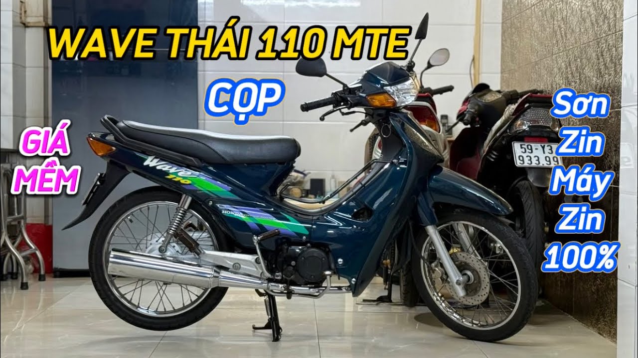 Honda Wave Thái 110 MTE thắng đĩa . Đời 2000 . Chính chủ .Sơn zin rất đẹp . Máy zin đầu nồi chưa rớt