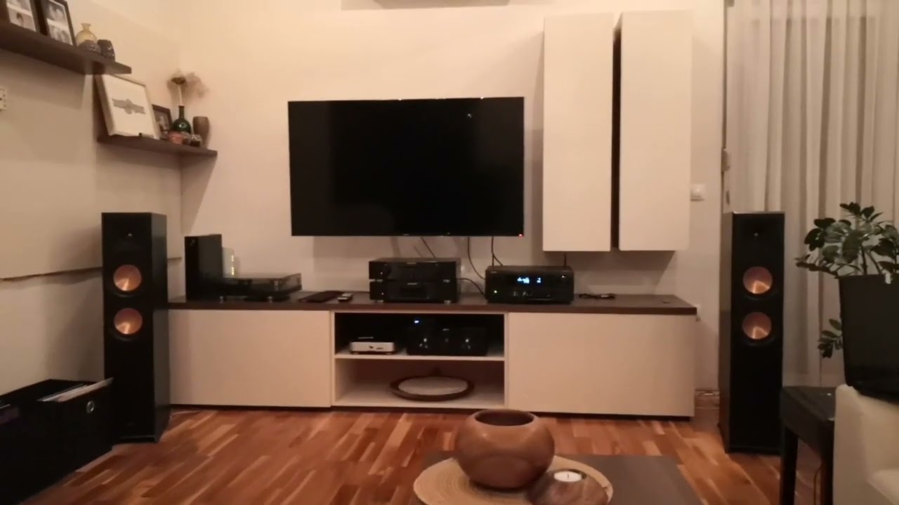 Denon x4700 & klipsch rp-6000f stereo. Dire straits why worry🤟