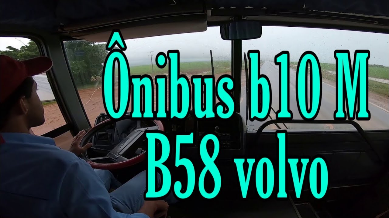 Dirigindo ônibus rodoviário B10M B58 Volvo 50 passageiros 6x2 - Faz Adriana a Alto Garças MT